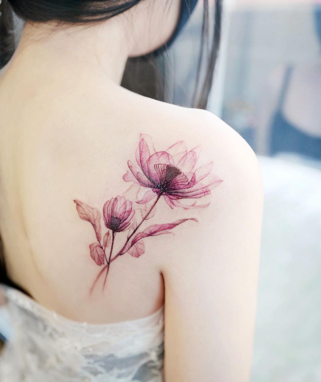 April Birth Flower Tattoo Daisy  Sweet Pea  Tattoo Glee