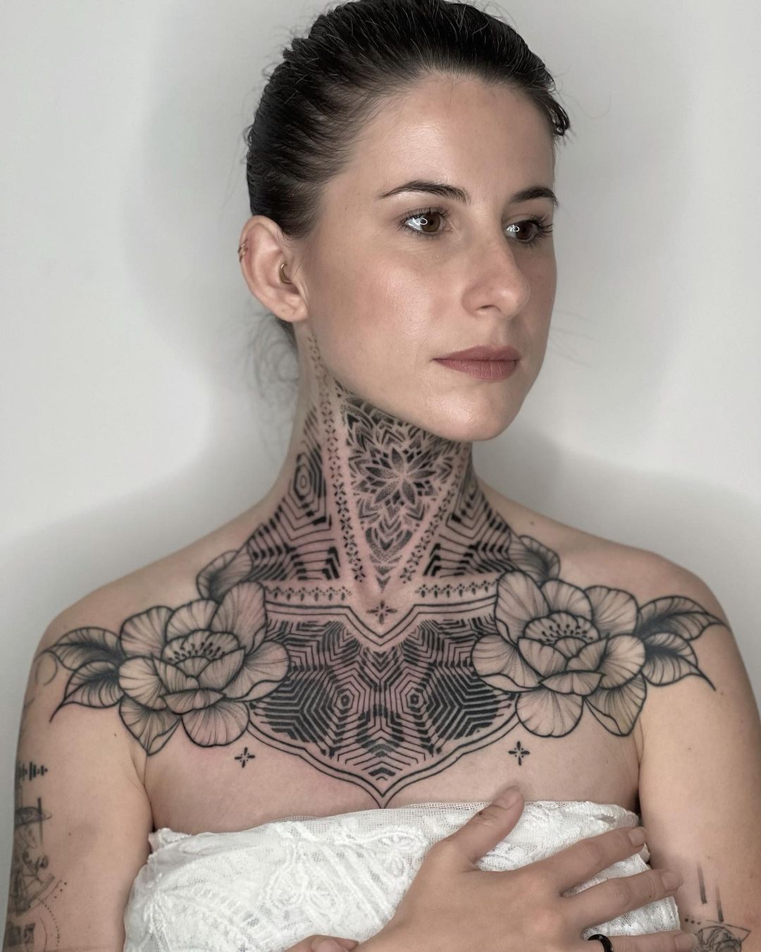 30 Owl Neck Tattoo Designs For Men  Bird Ink Ideas  Throat tattoo Owl neck  tattoo Full neck tattoos