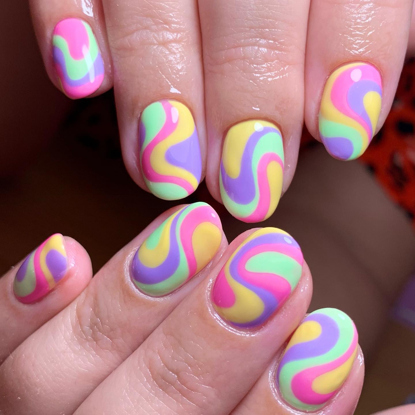 36 Outstanding Rainbow Nails to Brighten Up Your Day - Hairstylery