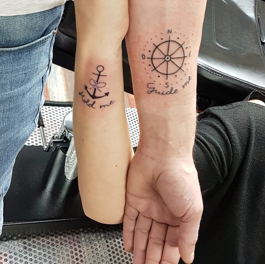 66 Matching Tattoo Ideas in 2022 for Friends Couples