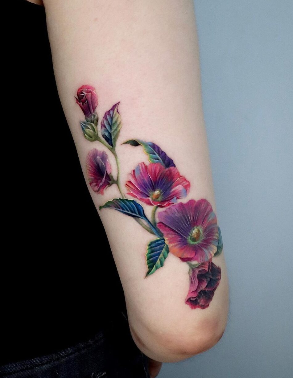 Buy Lavender Temporary Tattoo Lavender Floral Temporary Tattoo Online in  India  Etsy