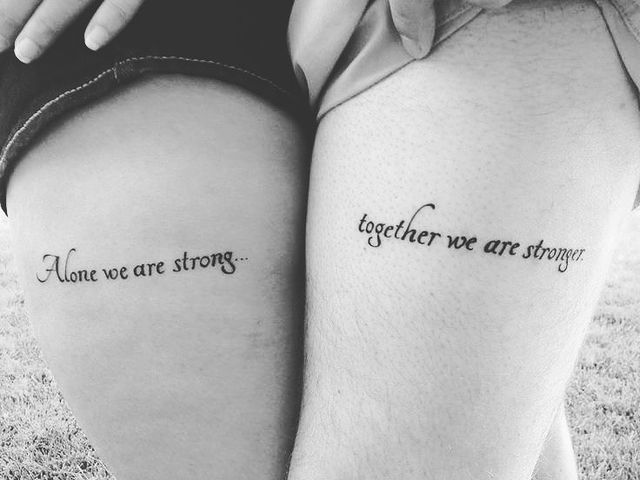 Unique Couple Tattoo Design Ideas With Meaning  Pyaari Weddings