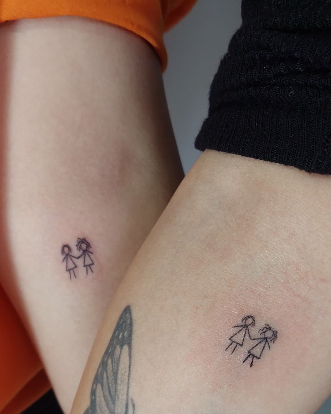 cute matching relationship tattoos