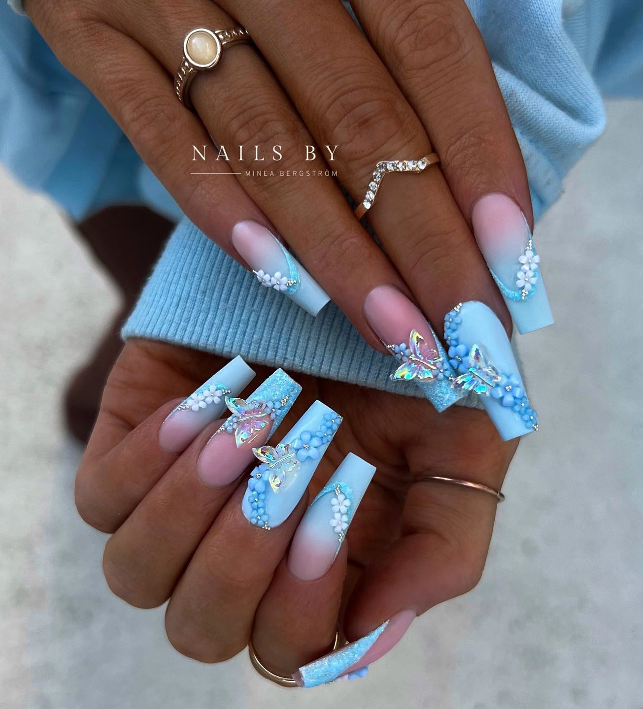28 Adorable Butterfly Nails That Are Trending All Year-Round - Hairstyle