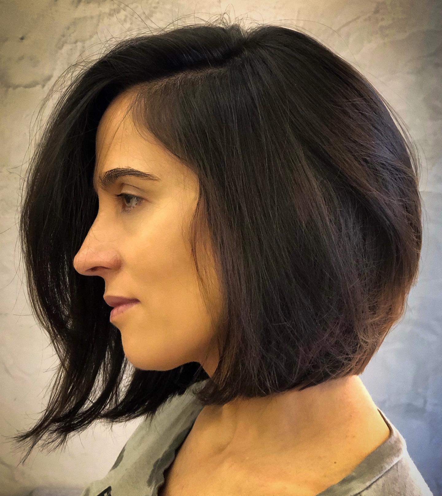 Platinum Blunt Cut Bob with Textured Ends and Side Swept Bangs - The Latest  Hairstyles for Men and Women (2020) - Hairstyleology