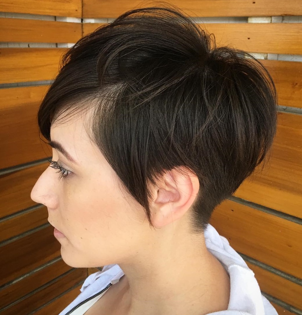 Stacked Pixie Bob For Thin Hair