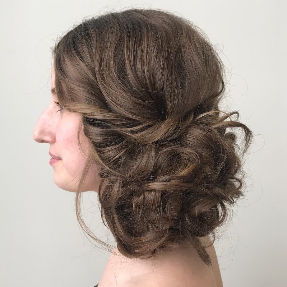 Curled Homecoming Updo